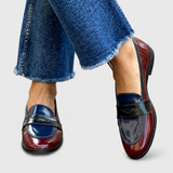 Nicole | Kontrastsete detailidega loaferid