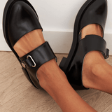 Anne | Stiilsed mustad pandla-loaferid