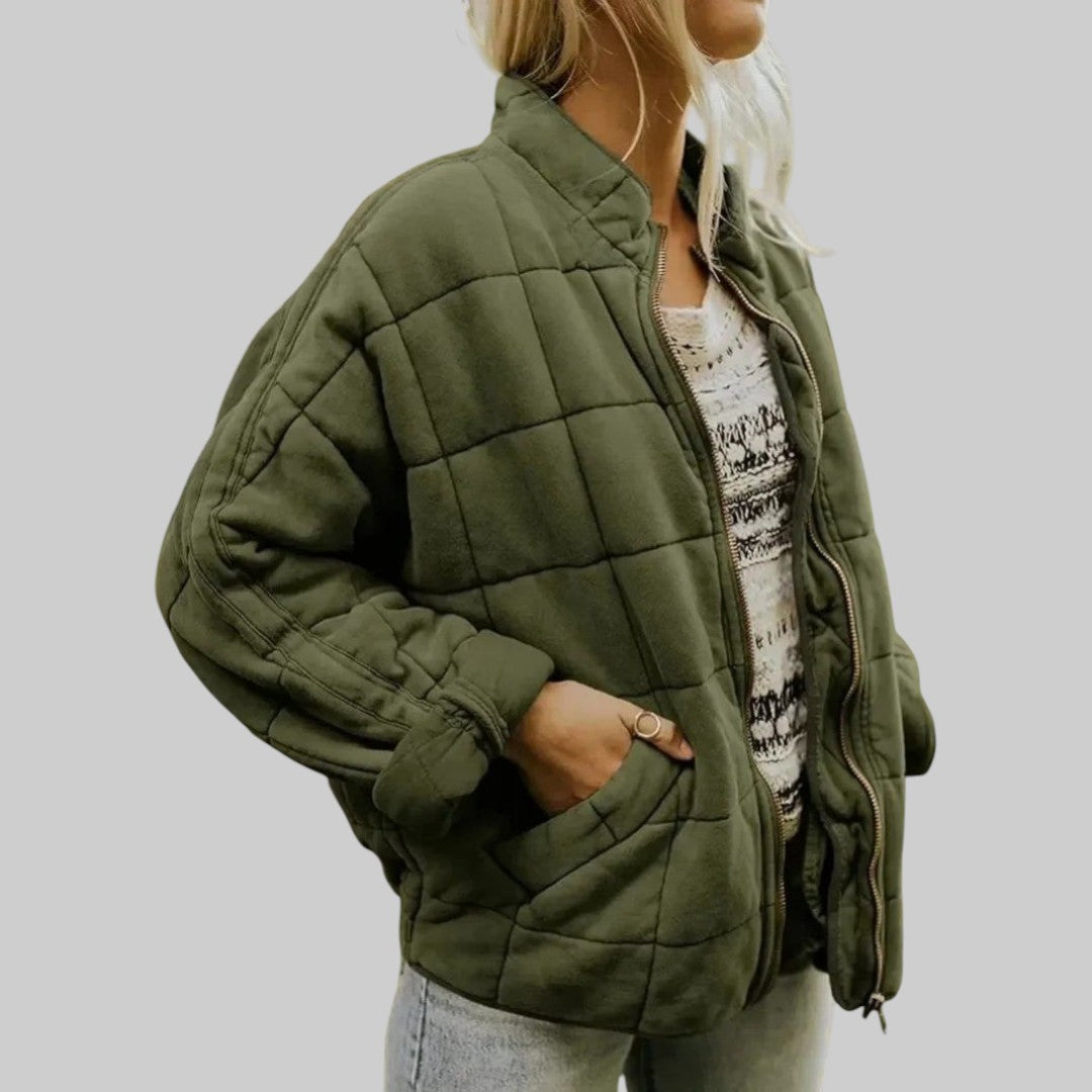 Ida | Elegantne voodriga oversize-jakk