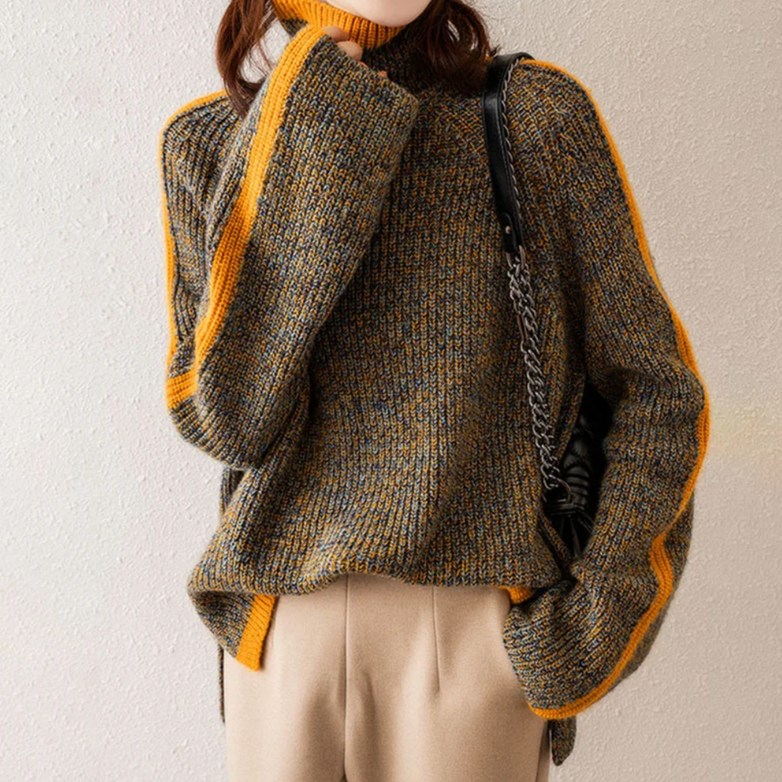 Aitana Damen Rollkragenpullover – Stilvoll, Bequem und Warm im Modernen Design