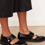 Anne | Stiilsed mustad pandla-loaferid