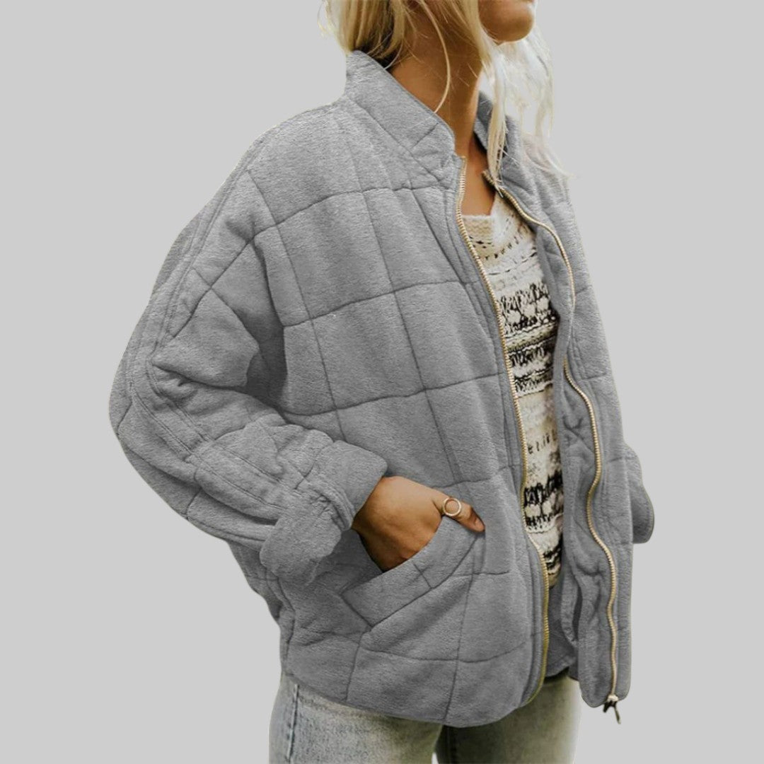 Ida | Elegantne voodriga oversize-jakk