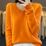 Lily Damenpullover – Elegantes Strickoberteil aus weichem, bequemem Material mit langen Ärmeln