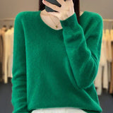 Lily Damenpullover – Elegantes Strickoberteil aus weichem, bequemem Material mit langen Ärmeln