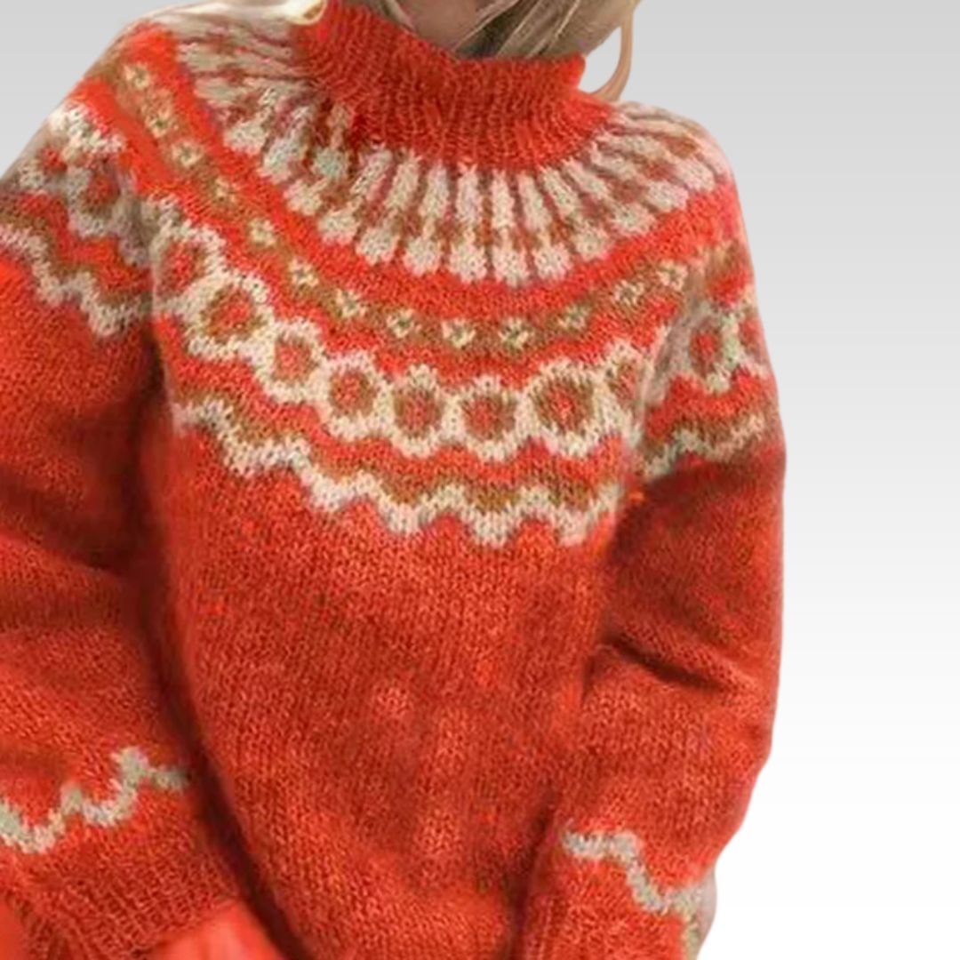 Carla | Vintage-kootud kampsun