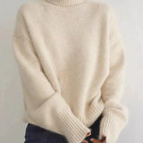 Seraphina Damen Pullover – Bequemer Rippstrick Rollkragen für einen stilvollen Winterlook