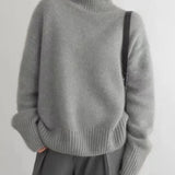 Lynn Damenpullover – Eleganter Rollkragen aus weicher Wolle für einen stilvollen Winterlook