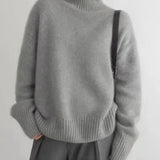 Seraphina Damen Pullover – Bequemer Rippstrick Rollkragen für einen stilvollen Winterlook