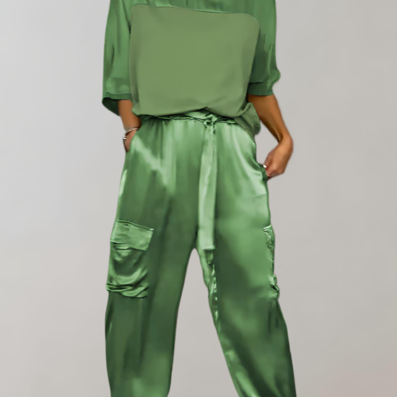 Frieda | Cargo-Lounge-Set aus Seide
