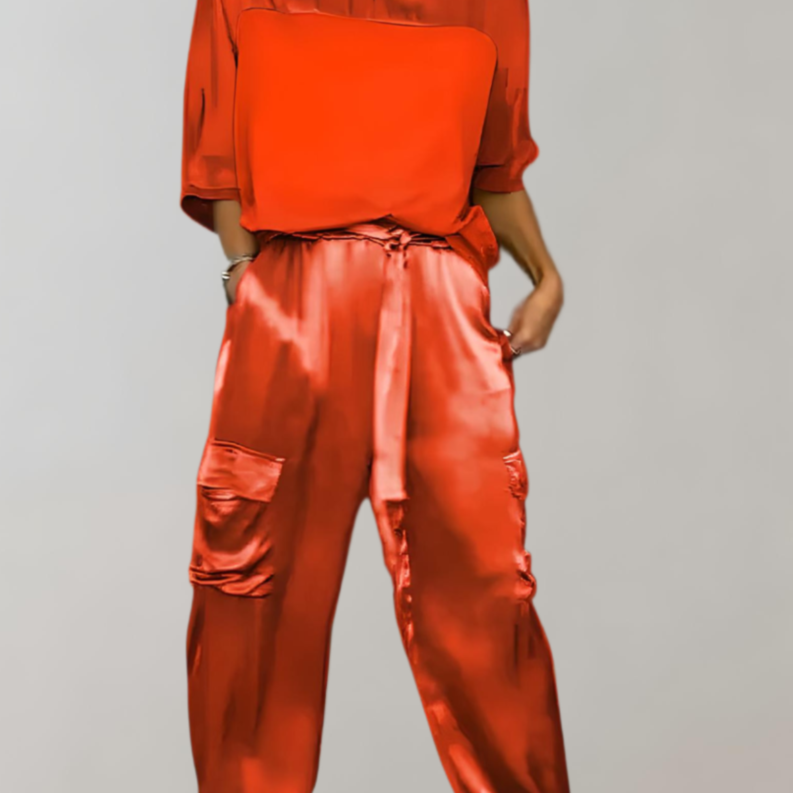Frieda | Cargo-Lounge-Set aus Seide