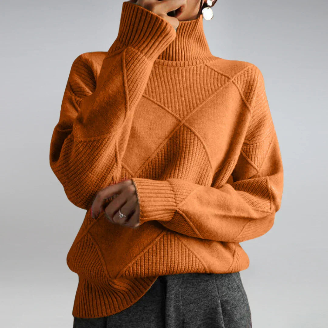Lydia Damen Rollkragenpullover – Edler, weicher und warmer Kaschmir für die kalte Jahreszeit