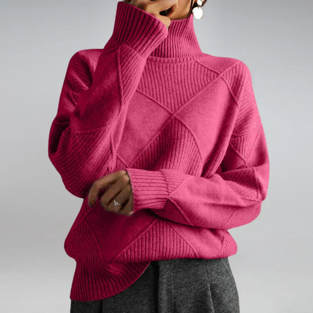 Lydia Damen Rollkragenpullover – Edler, weicher und warmer Kaschmir für die kalte Jahreszeit