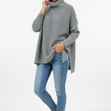 Gracie Damen Pullover mit Rollkragen – Ultraweiche Oversize-Strickware in elegantem Design