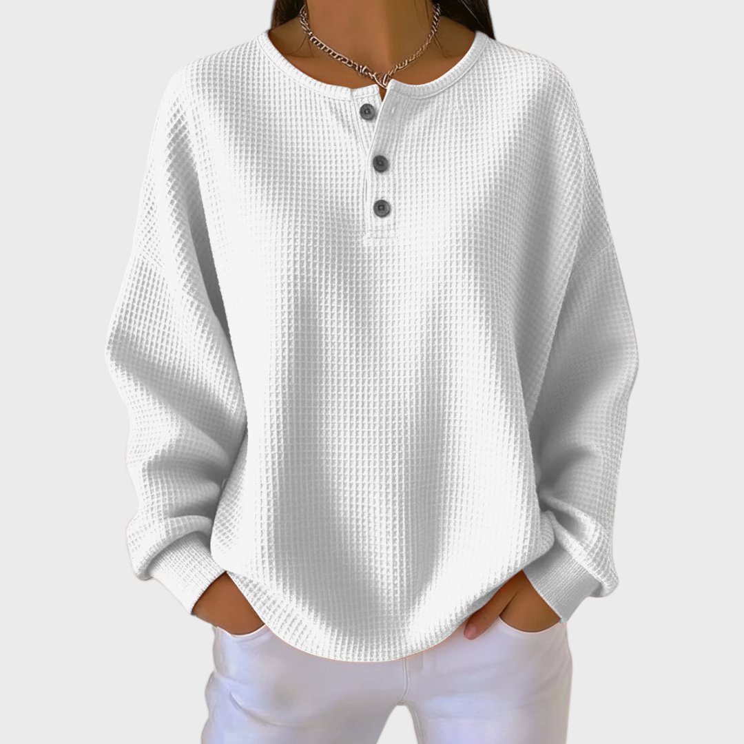 Louise | Pullover aus weichem, gewaffeltem Strick