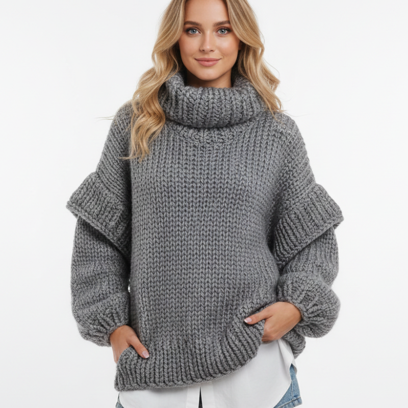 Minerva ülisuur naiste pullover – mitmekülgne vabaajarõivas pehmest materjalist
