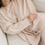 Johanna | Damen Oversized Strickjacke mit Knöpfen