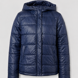 Damen Steppjacke mit Kapuze & Taschen | Fudus