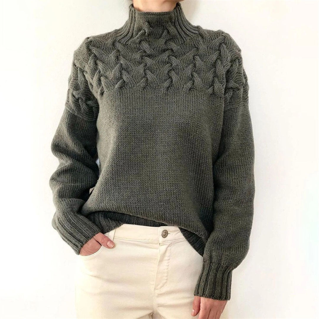 Mikayla Damenpullover – Eleganter und warmer Rollkragen für die Wintermonate