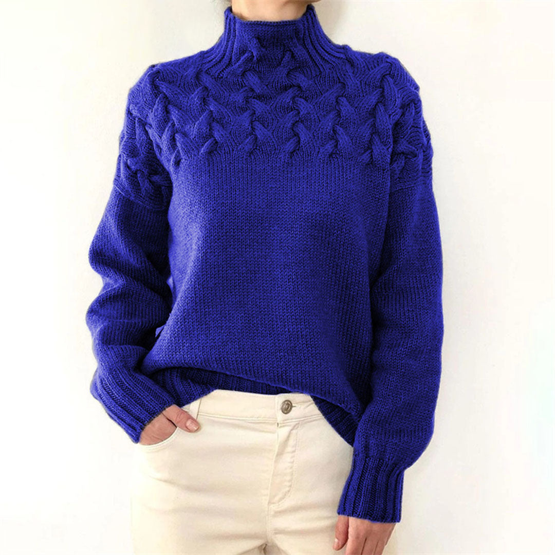 Mikayla Damenpullover – Eleganter und warmer Rollkragen für die Wintermonate
