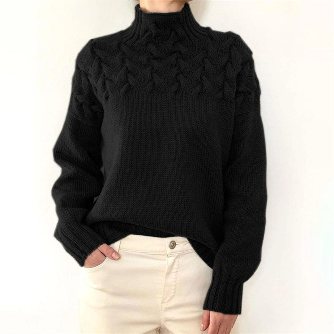 Mikayla Damenpullover – Eleganter und warmer Rollkragen für die Wintermonate