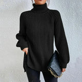 Karah Damen Rollkragenpullover – Bequemer Strickpullover mit elegantem Hohekragen