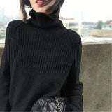Luan Damen Rollkragenpullover – Weiches Strickmaterial mit Rippdetails und modernem Relaxed Fit