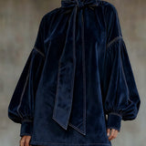 Tiphaine | Mini Velvet Kleit Sidemega