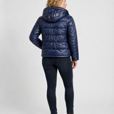 Damen Steppjacke mit Kapuze & Taschen | Fudus