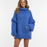 Minerva Oversized Damen-Pullover – Vielseitiges, lässiges Kleid aus weichem Material