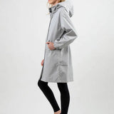 Wasserabweisende Übergroße Kapuzen-Windjacke Regenjacke