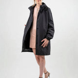 Wasserabweisende Übergroße Kapuzen-Windjacke Regenjacke