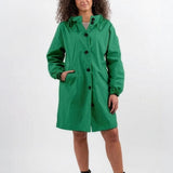 Wasserabweisende Übergroße Kapuzen-Windjacke Regenjacke