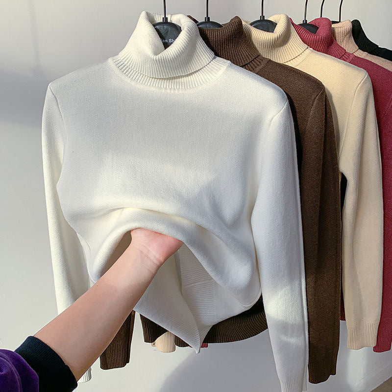 Milani Damen Rollkragenpullover – Bequemer, doppelt gefütterter Sweatshirt im lässigen Winterstil