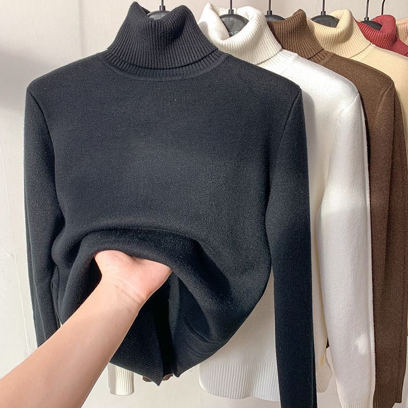 Milani Damen Rollkragenpullover – Bequemer, doppelt gefütterter Sweatshirt im lässigen Winterstil